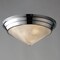 Maxim Lighting Hargreaves 3-Light Flush Mount, Polished Nickel 10399PRPN - alternate 4